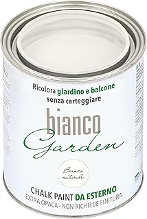 Les tendances de peinture extérieure pour un jardin moderne et accueillant bianco Shabby CHALK PAINT Peinture spéciale pour e
