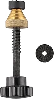 Outil de réinstallation de robinet avec guide fileté et coupe-acier pour fuites de robinets de baignoire, réinstallation précise et retrait du tartre, réparation de plomberie en acier durable