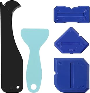 Lot de 5 outils de lissage pour joints en silicone - Grattoir en silicone - Outils d