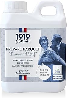 1919 BY MAULER - Fond dur parquet et meuble bois incolore - Incolore - 2,5L - phase aqueuse Ecolabel - Idéal avant vitrificateur ou vernis bois