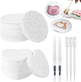 feuilles de papier texturé en mousse magique avec stylos à eau et Compte-gouttes Papier De Dessin De Texture En Mousse Kit de Dessin avec Papier à Texture 3D Pour Projets Créatifs (25)