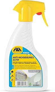 FILA Surface Care Solutions, NOMOLD, Anti-Moisissures Actif Adapté aux Surfaces Intérieures, Anti Moisissure Salle de Bain, Efficace comme Produit Anti Moisissure Mur Interieur, 500ml