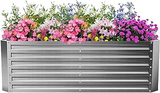 Jardinière surélevée Gabiona pour terrasse et jardin - Idéal pour la culture d